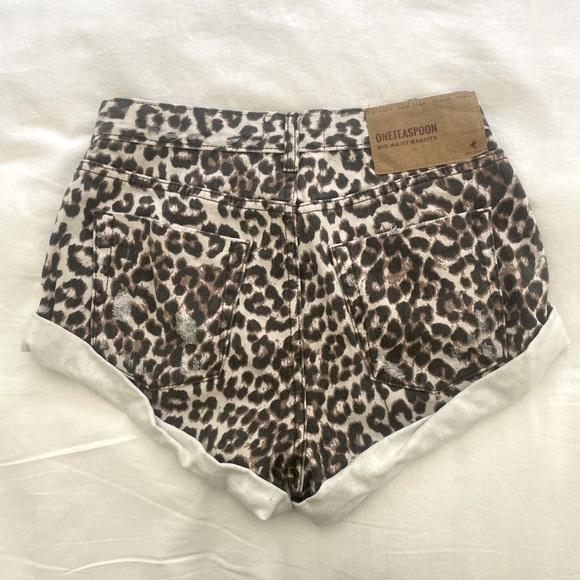 ONE teaspoon Animal Bandit Mid Waist Shorts - Picture 10 of 16